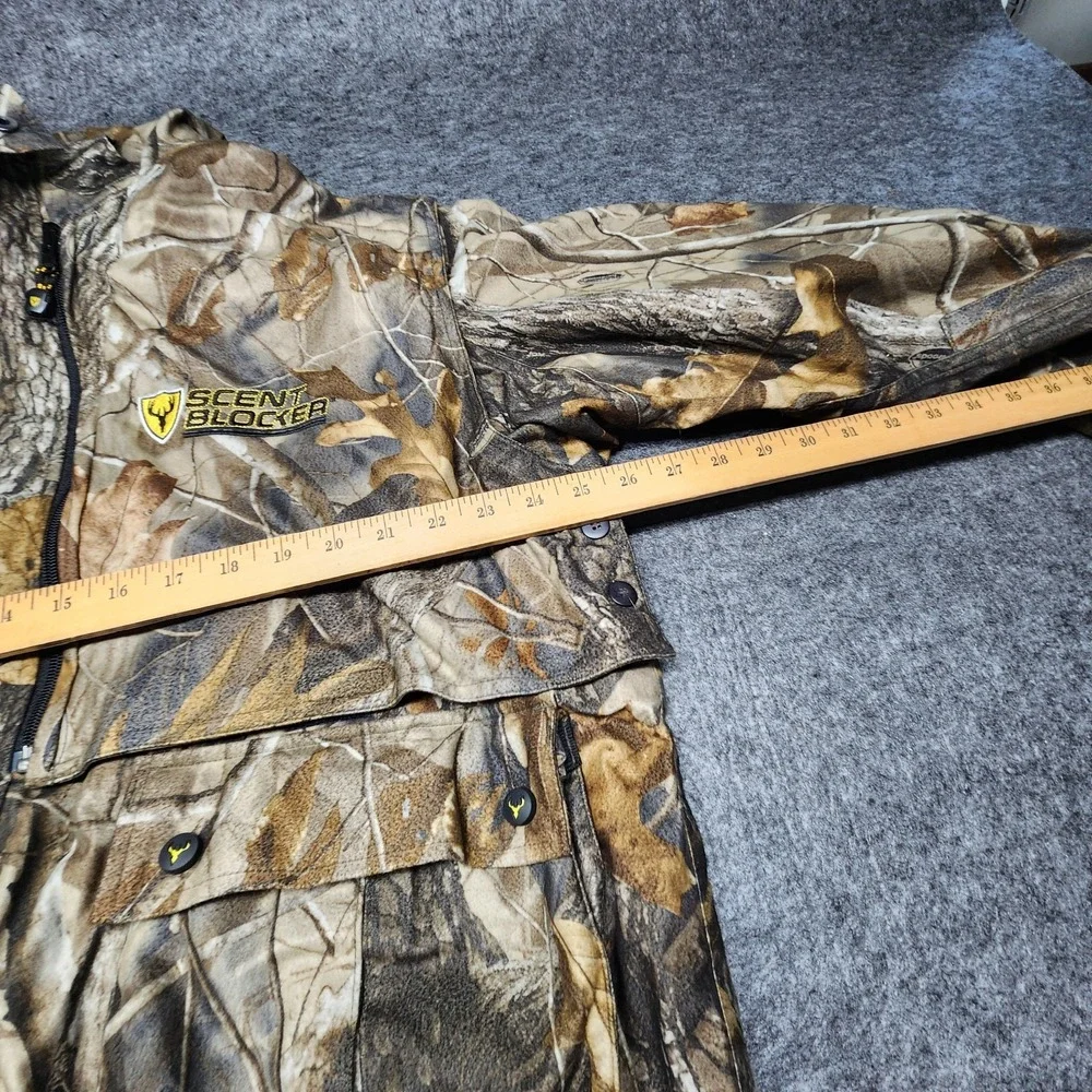 Scentblocker Realtree Camo Blaze Orange Rainproof ProHunter Hunting Jacket XL